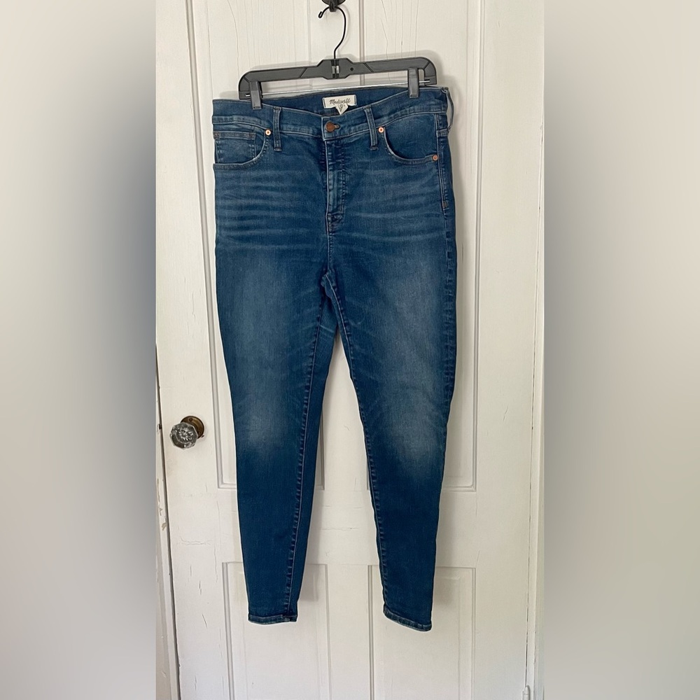 Madewell mid rise skinny jeans